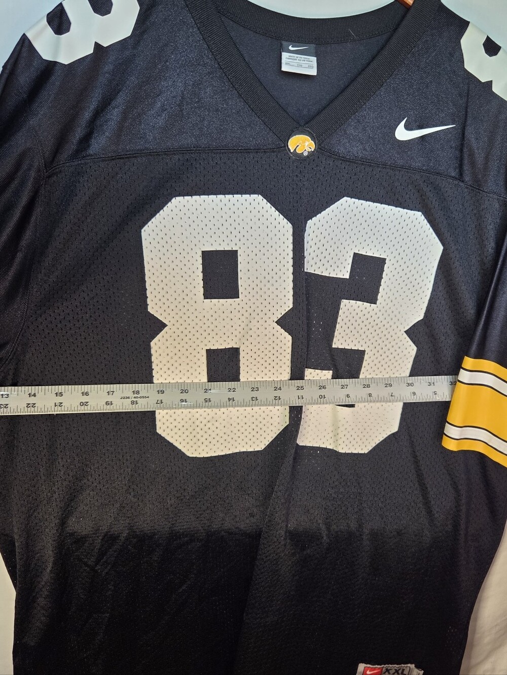 Vintage Nike Team Iowa Authentic Hawkeyes Football Jersey #83 Men's Sz XXL